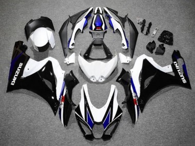 Purchase 2017-2024 White Blue Black Suzuki GSXR1000 Motorcycle Fairings UK