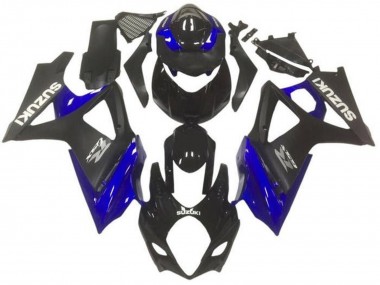 Purchase 2007-2008 Glossy Black Matte Black Blue Grey Suzuki GSXR 1000 Motorcycle Fairings UK