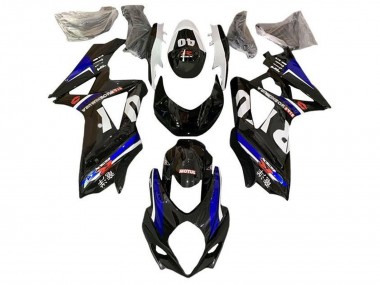 Purchase 2007-2008 Black White Blue Yoshimura Suzuki GSXR 1000 Motorcycle Fairings UK