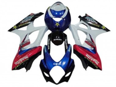 Purchase 2007-2008 White Blue Red Black Makita Suzuki GSXR 1000 Motorcycle Fairings UK