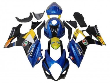 Purchase 2007-2008 Blue Yellow Black Shark Suzuki GSXR 1000 Motorcycle Fairings UK