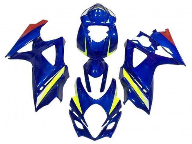 Purchase 2007-2008 Blue Yellow Red Suzuki GSXR 1000 Motorcycle Fairings UK