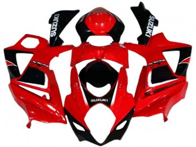 Purchase 2007-2008 Red Black White Decal Suzuki GSXR 1000 Motorcycle Fairings UK