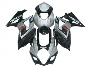Purchase 2007-2008 Grey Glossy Black Red White Suzuki GSXR 1000 Motorcycle Fairings UK