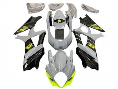 Purchase 2007-2008 Nardo Grey Neon Yellow Black Suzuki GSXR 1000 Motorcycle Fairings UK