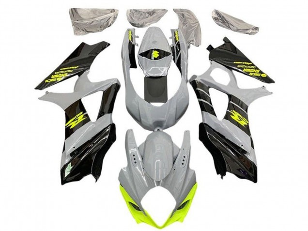 Purchase 2007-2008 Nardo Grey Neon Yellow Black Suzuki GSXR 1000 Motorcycle Fairings UK