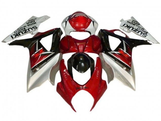 Purchase 2007-2008 Red Black Silver Suzuki GSXR 1000 Motorcycle Fairings UK