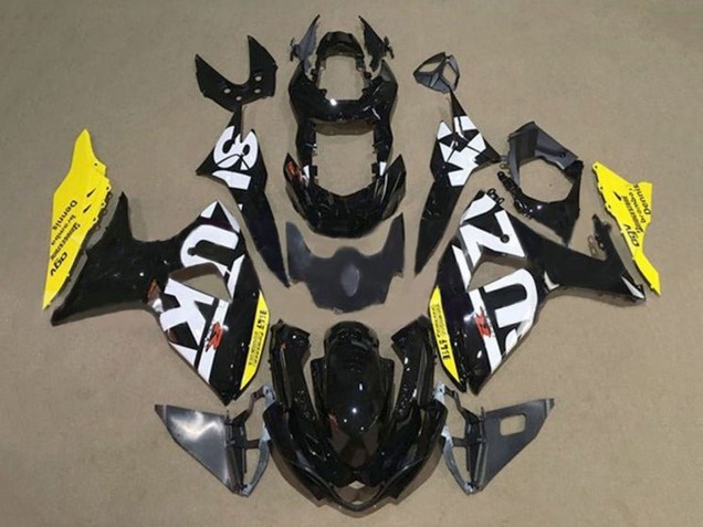 Purchase 2009-2016 Black White Yellow Suzuki GSXR 1000 Motorcycle Fairings UK