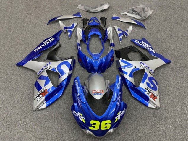 Purchase 2009-2016 Blue Silver 36 Suzuki GSXR 1000 Motorcycle Fairings UK