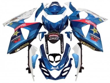 Purchase 2009-2016 White Light Blue Red Yellow Rockstar Suzuki GSXR 1000 Motorcycle Fairings UK