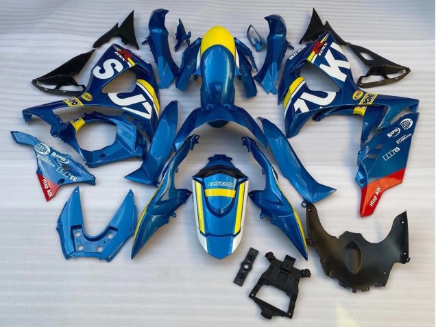 Purchase 2009-2016 Blue Yellow White Red Suzuki GSXR 1000 Motorcycle Fairings UK