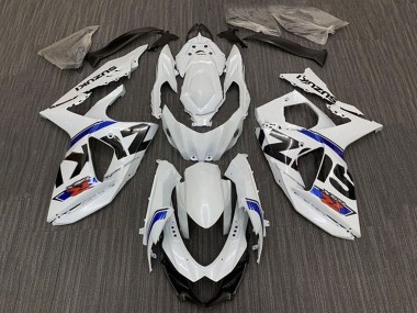 Purchase 2009-2016 White Blue Stripe Suzuki GSXR 1000 Bike Fairings UK