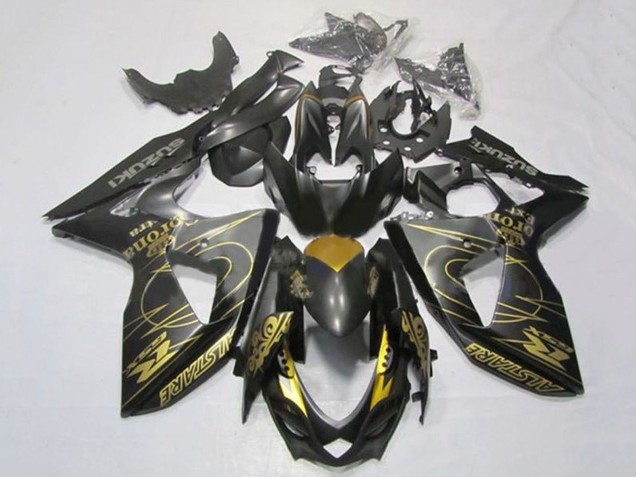 Purchase 2009-2016 Black Gold Tribal Suzuki GSXR 1000 Motorcycle Fairings UK