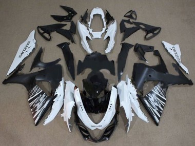 Purchase 2009-2016 White Black Silver Checker Suzuki GSXR 1000 Motorcycle Fairings UK