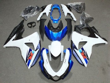 Purchase 2009-2016 White Blue Black Suzuki GSXR 1000 Bike Fairings UK