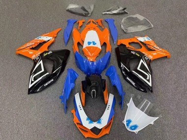 Purchase 2009-2016 Orange Blue Black Suzuki GSXR 1000 Motorcycle Fairings UK