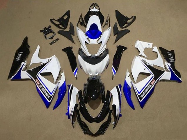 Purchase 2009-2016 White Blue Black Yoshimura Suzuki GSXR 1000 Motorcycle Fairings UK