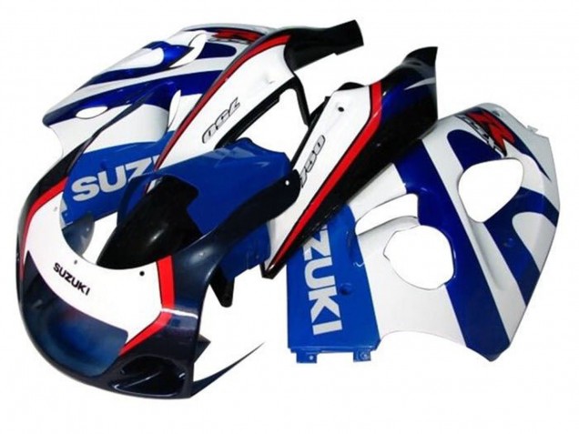 Purchase 1996-2000 Blue White Dark Blue Red Suzuki GSXR 600 / GSXR 750 Motorcycle Fairings UK