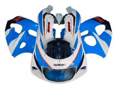 Purchase 1996-2000 Blue White Red Suzuki GSXR 600 / GSXR 750 Motorcycle Fairings UK