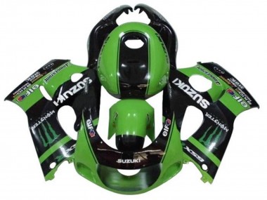 Purchase 1996-2000 Green Black Monster Suzuki GSXR 600 / GSXR 750 Motorcycle Fairings UK