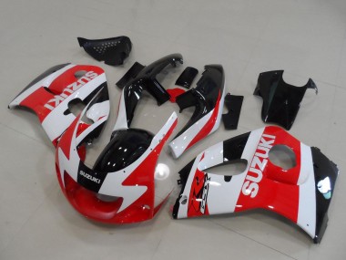 Purchase 1996-2000 Red White Black Suzuki GSXR 600 / GSXR 750 Motorcycle Fairings UK