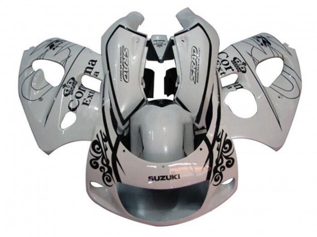 Purchase 1996-2000 White Black Corona Extra Suzuki GSXR 600 / GSXR 750 Motorcycle Fairings UK