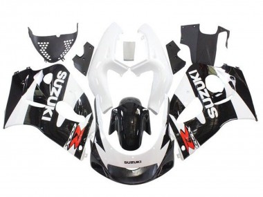 Purchase 1996-2000 White Black Red Suzuki GSXR 600 / GSXR 750 Motorcycle Fairings UK
