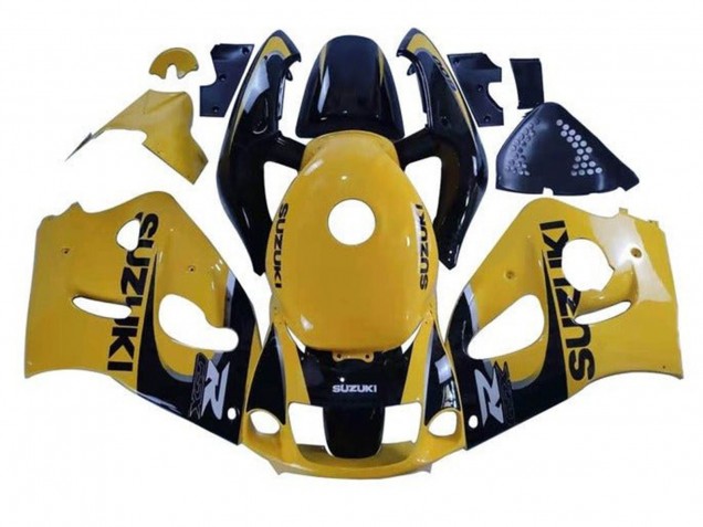 Purchase 1996-2000 Yellow Black Suzuki GSXR 600 / GSXR 750 Motorcycle Fairings UK