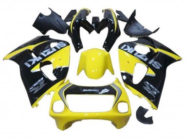 Purchase 1996-2000 Yellow Black Silver Suzuki GSXR 600 / GSXR 750 Motorcycle Fairings UK