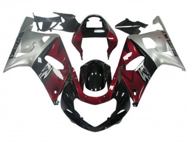 Purchase 2001-2003 Silver Red Glossy Black Suzuki GSXR 600 / GSXR 750 Motorcycle Fairing UK