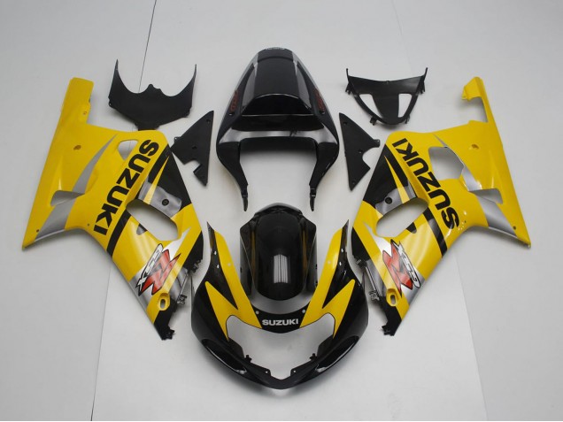 Purchase 2001-2003 Yellow Silver Glossy Black Suzuki GSXR 600 / GSXR 750 Motorcycle Fairing UK