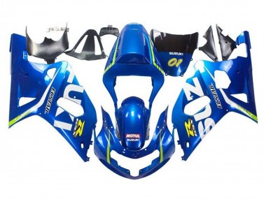 Purchase 2001-2003 Blue Yellow Green White Suzuki GSXR 600 / GSXR 750 Motorcycle Fairings UK