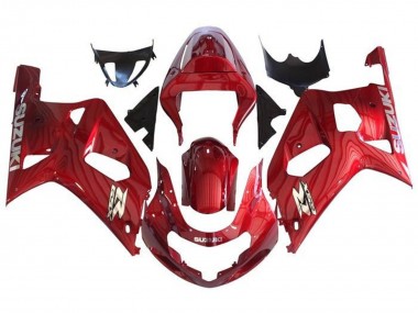 Purchase 2001-2003 Red Chrome Suzuki GSXR 600 / GSXR 750 Motorcycle Fairings UK