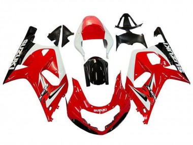 Purchase 2001-2003 Red White Glossy Black Suzuki GSXR 600 / GSXR 750 Motorcycle Fairings UK