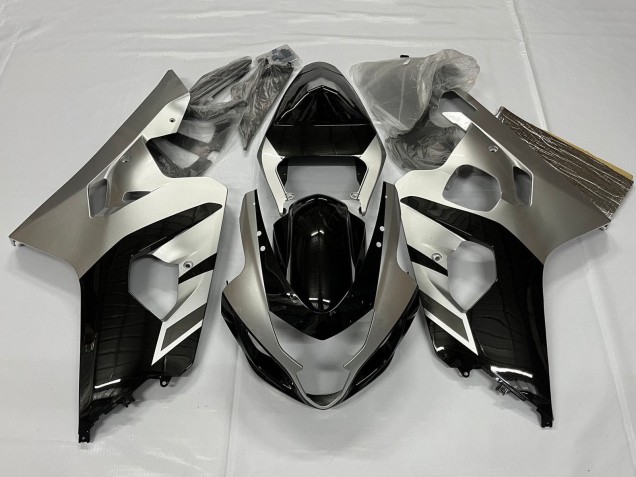 Purchase 2001-2003 Silver Glossy Black Suzuki GSXR 600 / GSXR 750 Motorcycle Fairings UK