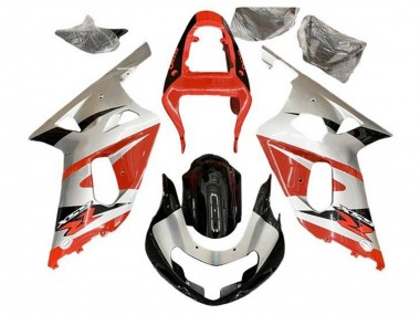 Purchase 2001-2003 Silver Red Glossy Black Suzuki GSXR 600 / GSXR 750 Motorcycle Fairings UK