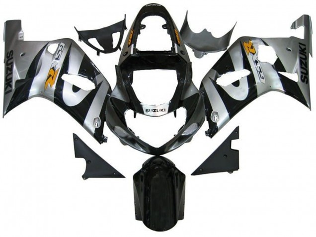 Purchase 2001-2003 Silver Black Yellow Suzuki GSXR 600 / GSXR 750 Motorcycle Fairings UK