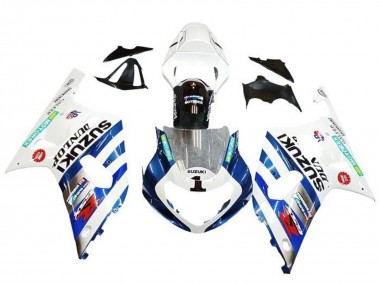 Purchase 2001-2003 White Blue Stripe Red Black Suzuki GSXR 600 / GSXR 750 Motorcycle Fairings UK