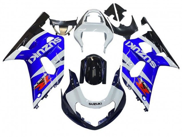 Purchase 2001-2003 White Blue Glossy Black Red Suzuki GSXR 600 / GSXR 750 Motorcycle Fairings UK