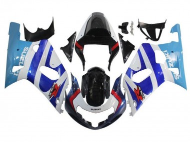 Purchase 2001-2003 White Triple Blue Glossy Black Red Suzuki GSXR 600 / GSXR 750 Motorcycle Fairings UK