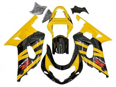 Purchase 2001-2003 Yellow Black Stripe Red Suzuki GSXR 600 / GSXR 750 Motorcycle Fairings UK