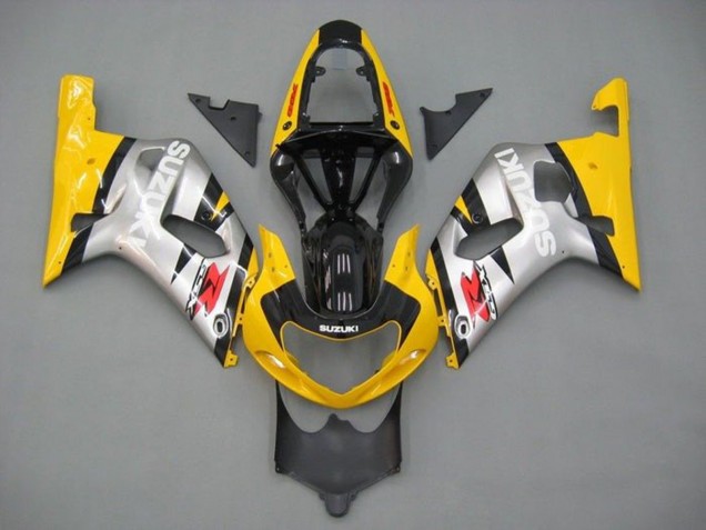 Purchase 2001-2003 Yellow Silver Glossy Black Red Suzuki GSXR 600 / GSXR 750 Motorcycle Fairings UK