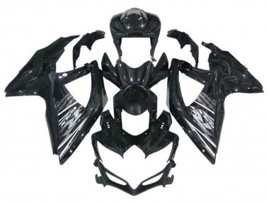 Purchase 2008-2010 Glossy Black Grey Suzuki GSXR 600 / GSXR 750 Motorcycle Fairings UK