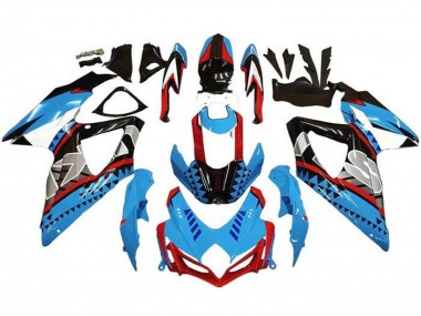 Purchase 2008-2010 Blue Red Black Shape Suzuki GSXR 600 / GSXR 750 Motorcycle Fairings UK