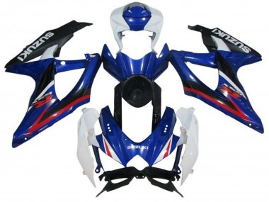 Purchase 2008-2010 White Blue Red Black Suzuki GSXR 600 / GSXR 750 Motorcycle Fairings UK