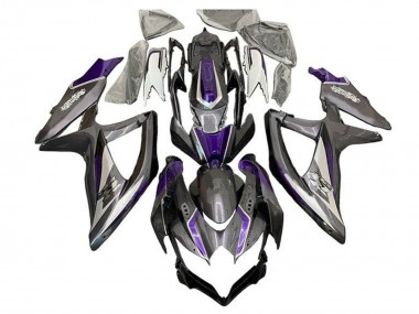 Purchase 2008-2010 Silver Grey Purple Suzuki GSXR 600 / GSXR 750 Motorcycle Fairings UK