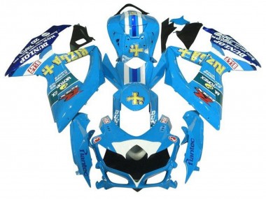Purchase 2008-2010 Light Blue Yellow Rizla Suzuki GSXR 600 / GSXR 750 Motorcycle Fairings UK