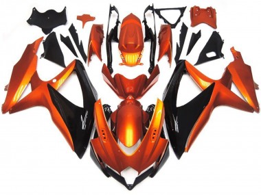 Purchase 2008-2010 Orange Black Suzuki GSXR 600 / GSXR 750 Motorcycle Fairings UK