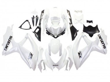 Purchase 2008-2010 White Black Suzuki GSXR 600 / GSXR 750 Motorcycle Fairings UK