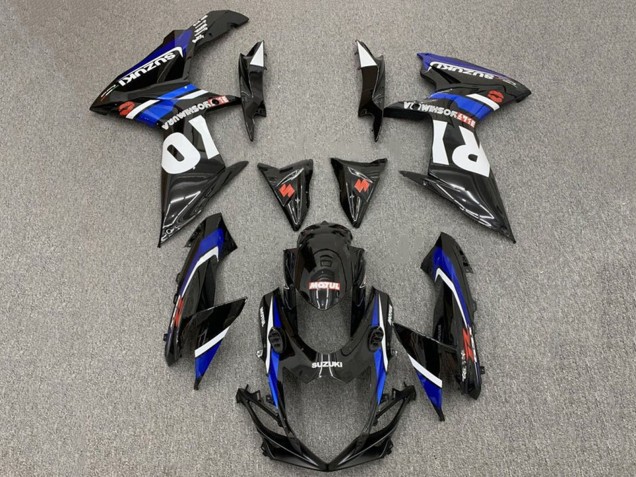 Purchase 2011-2024 Glossy Black Blue White Red Yoshimura Suzuki GSXR 600 / GSXR 750 Motorcycle Fairings UK